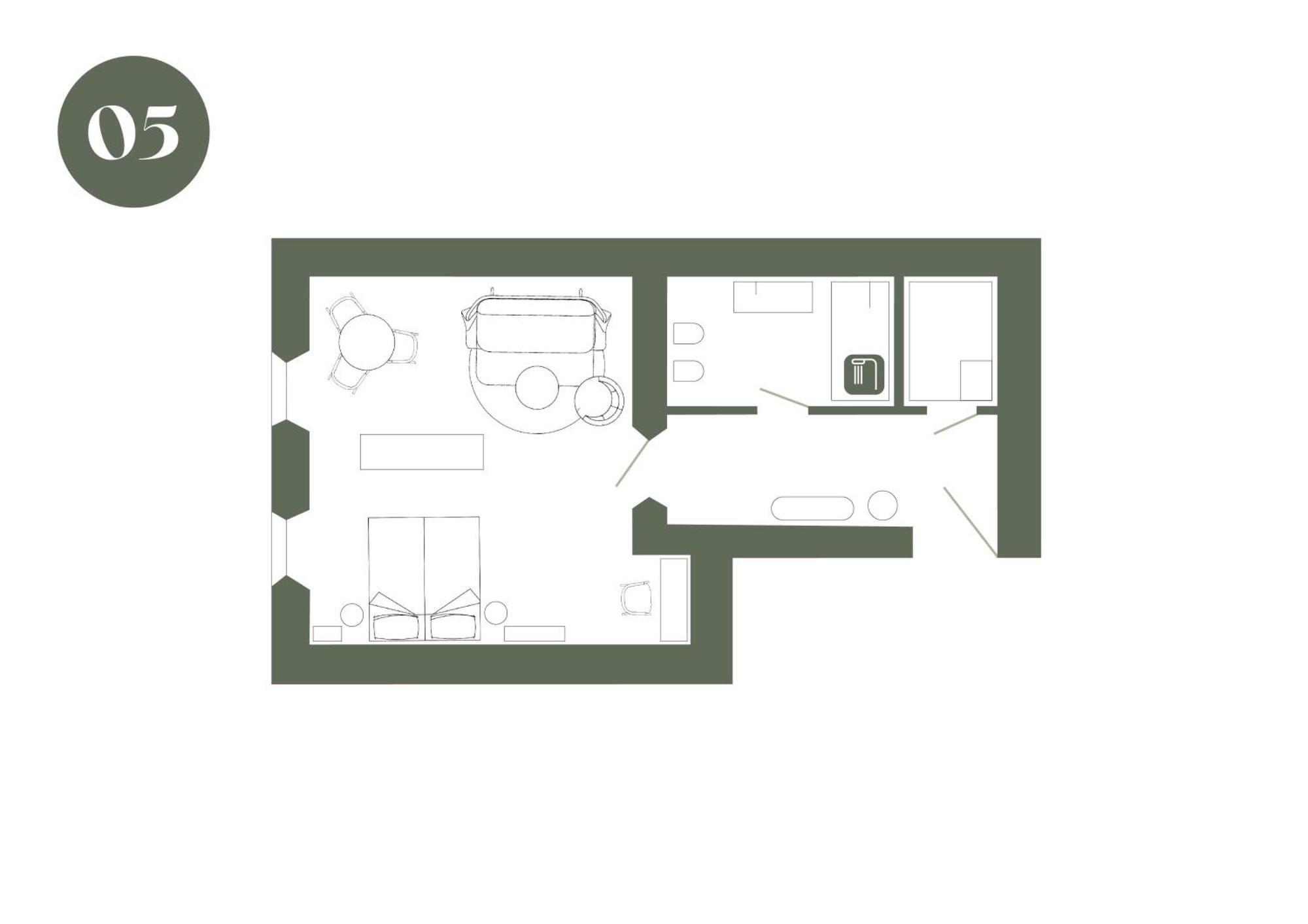 Arthotel Lasserhaus - Adults Only Bressanone Rom bilde